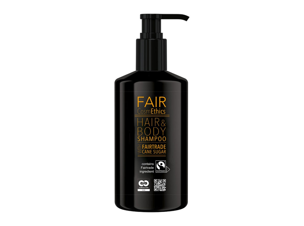 Shampoo Fairtrade Haar & Body 300ml CosmEthics
