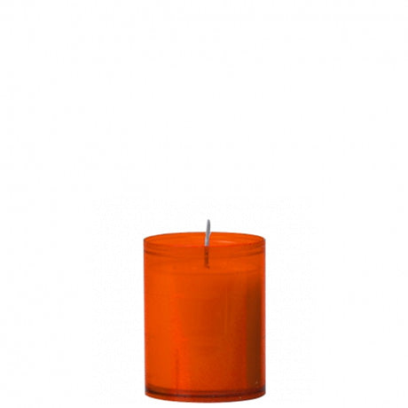 Refills Kaarsen Oranje, 60 Stuks per doos. - Lanza Tafelaankleding