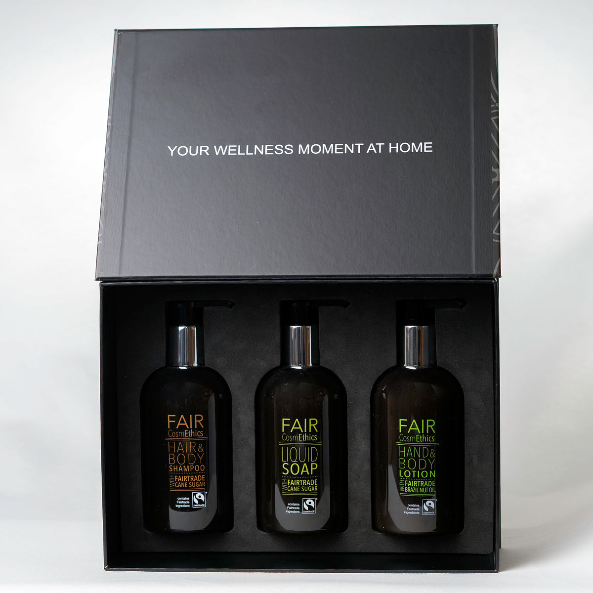 Set regalo del commercio equo e solidale, scatola di immagazzinaggio di lusso.